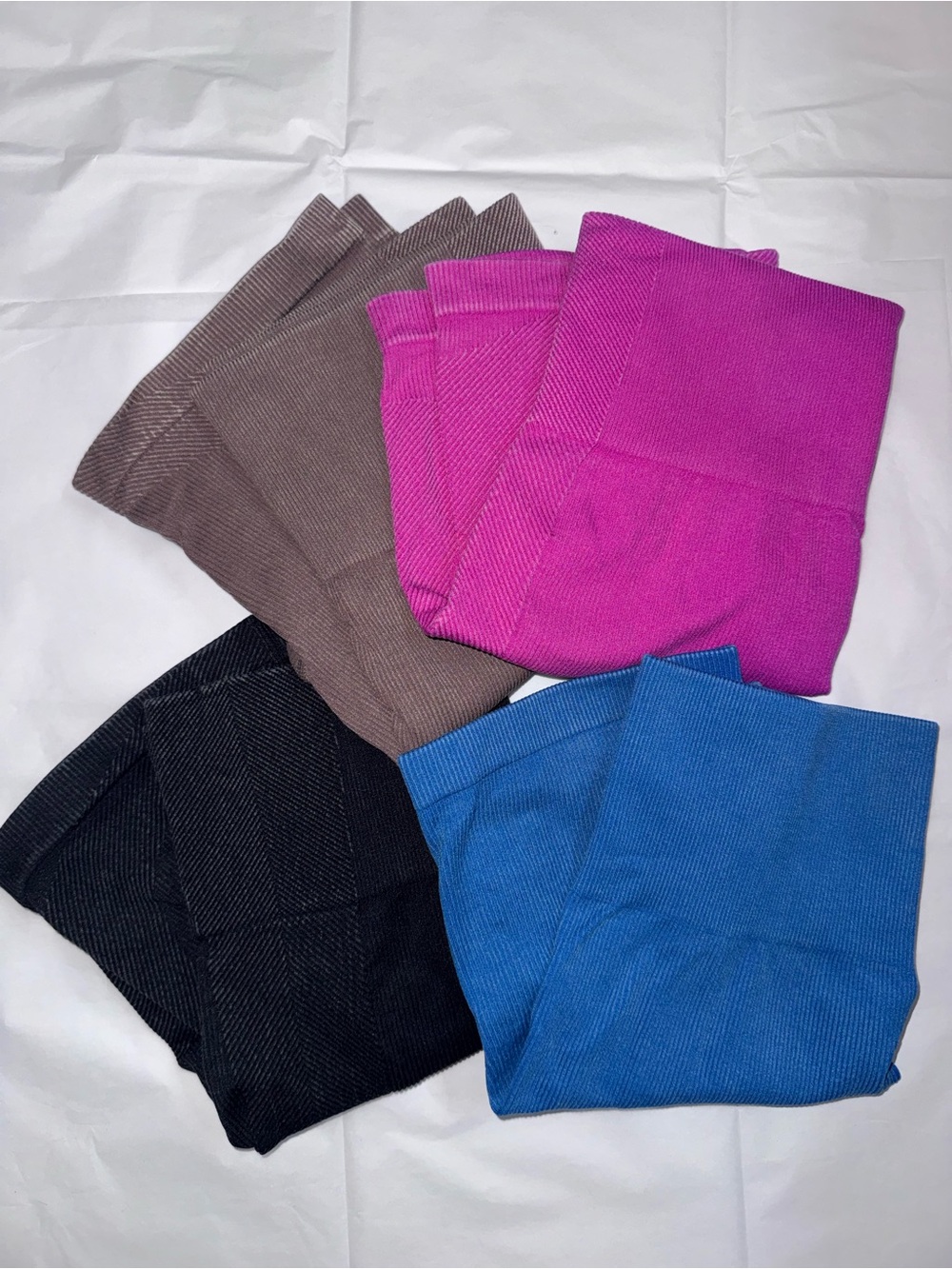 Joy Lab ribbed Biker Shorts- Pink-XS, Blue-XS, Black-S, BrownS